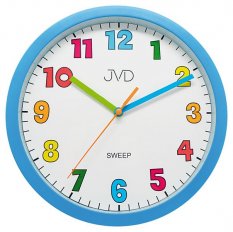 Dětské nástěnné hodiny s plynulým chodem 25cm JVD HA46.1