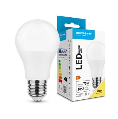 LED žárovka se závitem E27 (11W svítí jako 75W) - teplá bílá