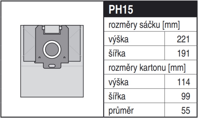 Papírové sáčky do vysavače Philips Sydney, Philips Stockholm, Philips Sahara