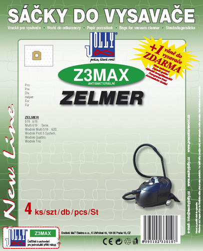 Sáčky do vysavače Zelmer Quattro 619.6