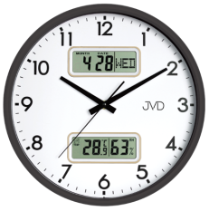 Nástěnné hodiny s plynulým chodem JVD DH239.2