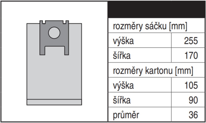 Papírové sáčky do vysavače Rowenta Artec 1, Compact Artec 1