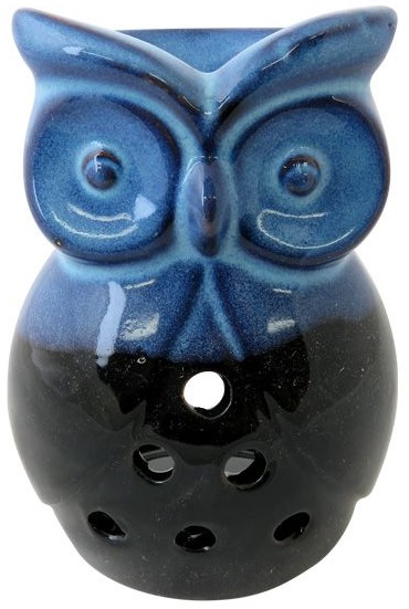 Aromalampa 12,5 x 8,5 cm keramická modrá