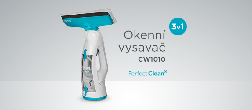 Okenní vysavač 3 v 1 Perfect Clean CW1010
