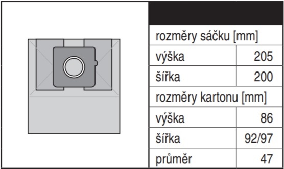 Papírové sáčky do vysavače Clatronic BS 1224, BS 1231, Hyundai VC 310, Tesco VCBD 1411