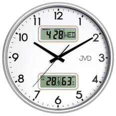 Nástěnné hodiny s plynulým chodem JVD DH239.1