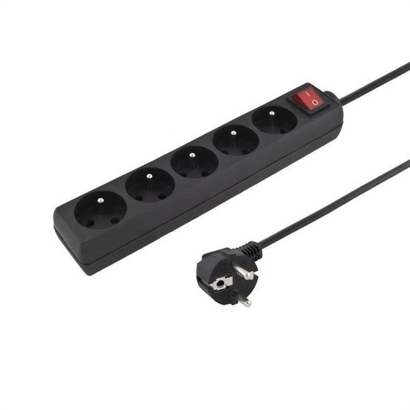 Prodlužovací kabel (3m, 5x zásuvka) s vypínačem Konnoc DX-5FS