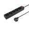 Prodlužovací kabel (3m, 5x zásuvka) s vypínačem Konnoc DX-5FS