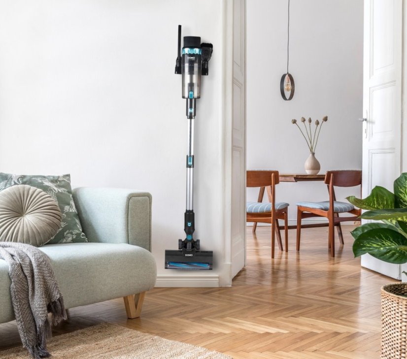 Tyčový aku vysavač 2v1 s BLDC motorem - DOMO DO244SV