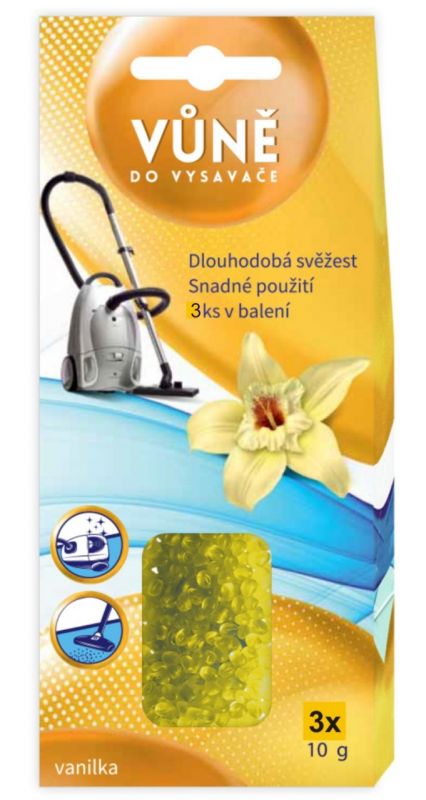 Vůně do vysavače - Vanilka -perličky