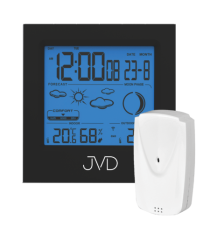 Digitální budík s předpovědí počasí JVD RB672.1