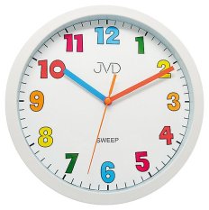 Dětské nástěnné hodiny s plynulým chodem 25cm JVD HA46.3