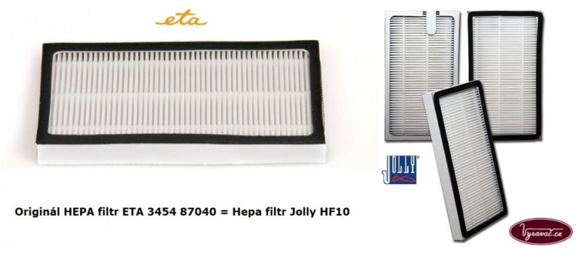 HEPA filtr pro ETA Trino x454, 1454, 2454, 3454, 7454, ETA 1497 Trimo - neomyvatelný