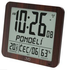 Rádiem řízené digitální hodiny JVD DH9335.2