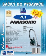 Papírové sáčky do vysavače PC1