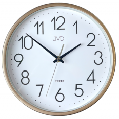 Nástěnné hodiny s plynulým chodem JVD HX2487.1