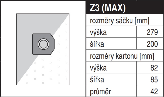 Sáčky do vysavače Zelmer Quattro 619.6