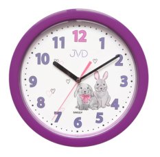 Dětské nástěnné hodiny s plynulým chodem 25cm JVD HP612.D2