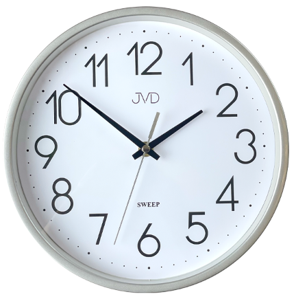 Nástěnné hodiny s plynulým chodem JVD HX2487.2
