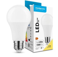 LED žárovka se závitem E27 (18,5W svítí jako 120W) - teplá bílá