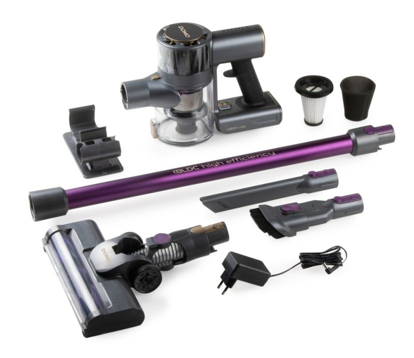 Tyčový aku vysavač 2v1 (22.2V BLDC) DOMO DO247SV