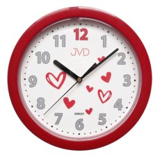 Dětské nástěnné hodiny s plynulým chodem 25cm JVD HP612.D3